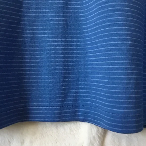 Calvin Klein Striped Blue Men Polo Shirt - Picture 9 of 14